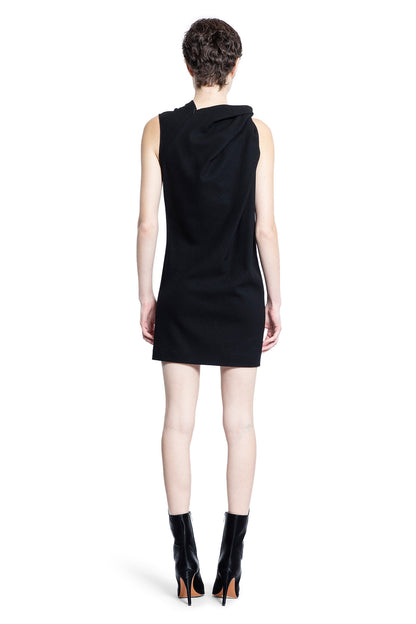 ALEXANDER MCQUEEN WOMAN BLACK DRESSES