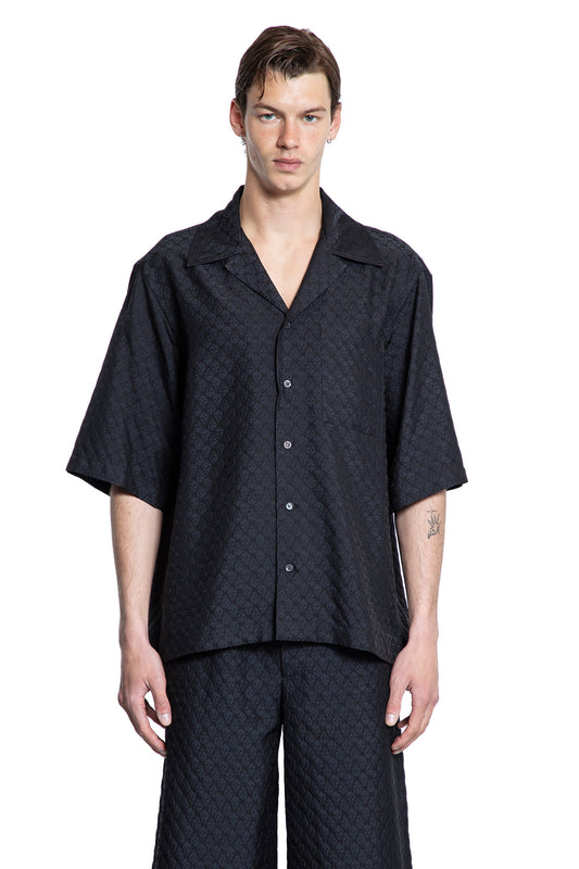 ALEXANDER MCQUEEN MAN BLACK SHIRTS