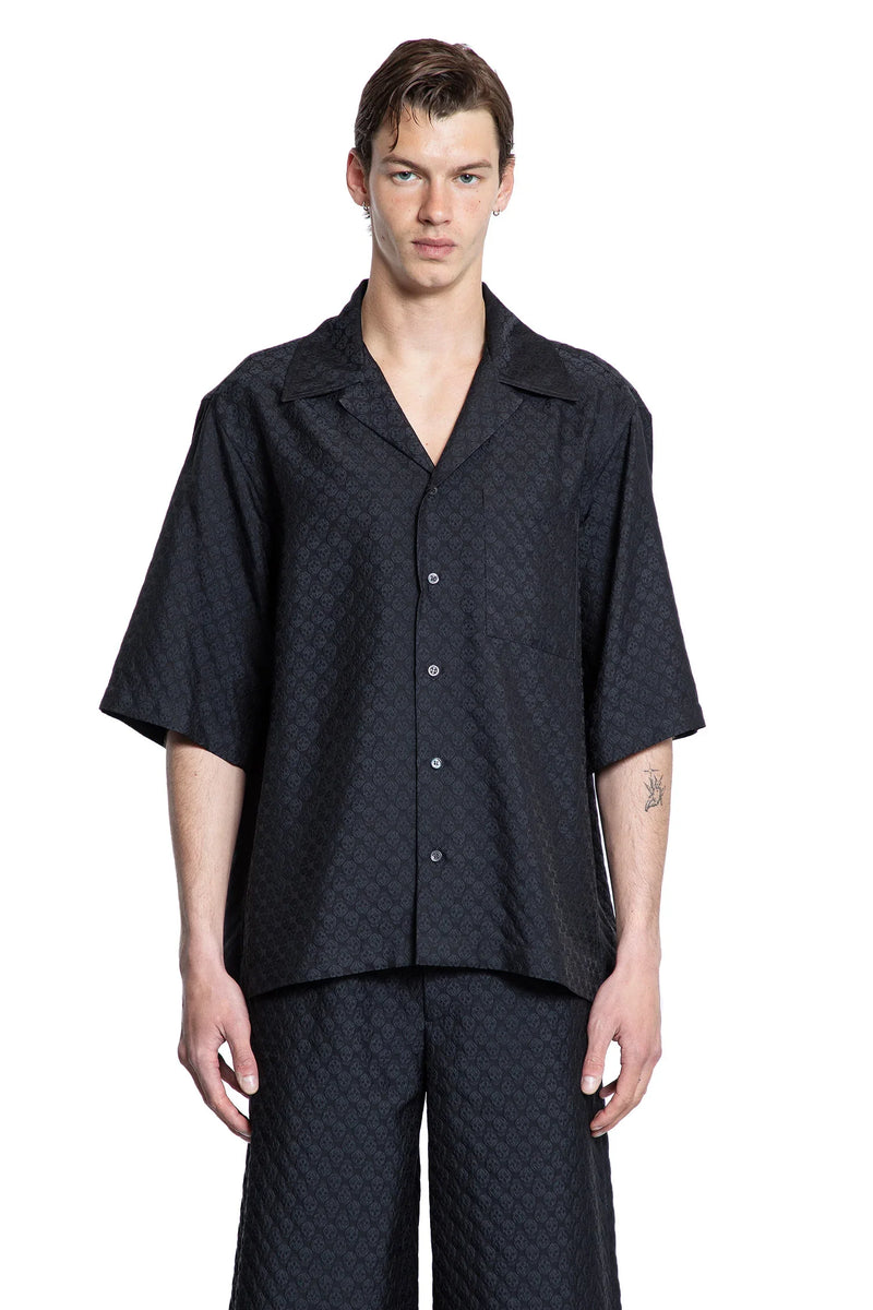 Skull Jacquard Shirt - Antonioli.eu