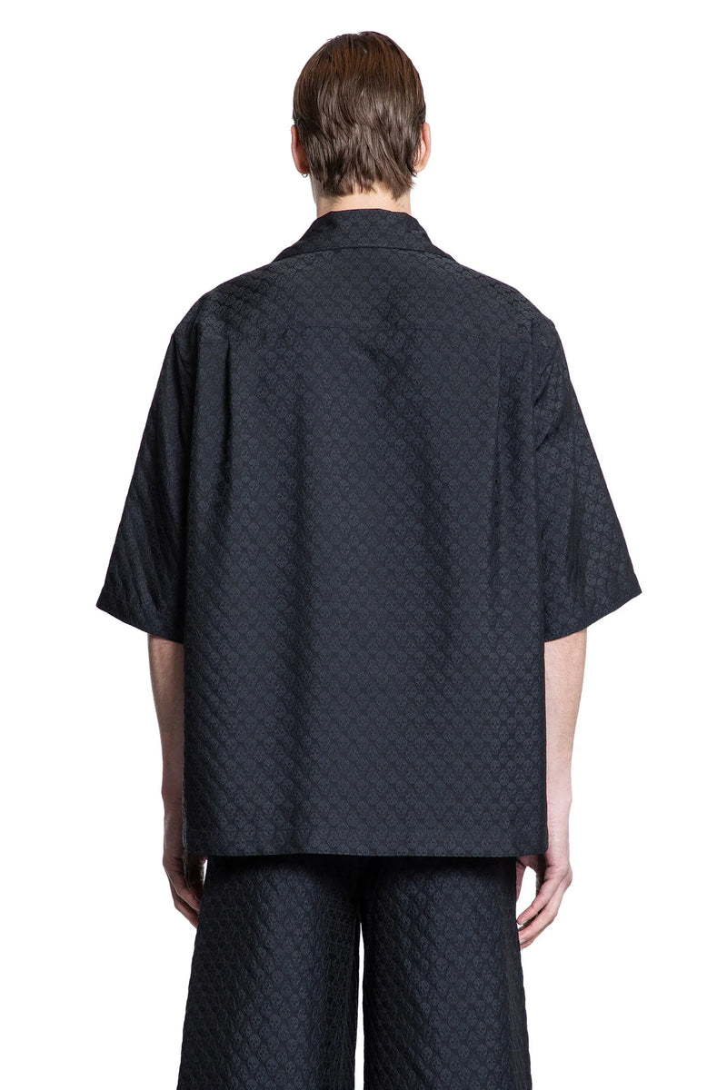 Skull Jacquard Shirt - Antonioli.eu