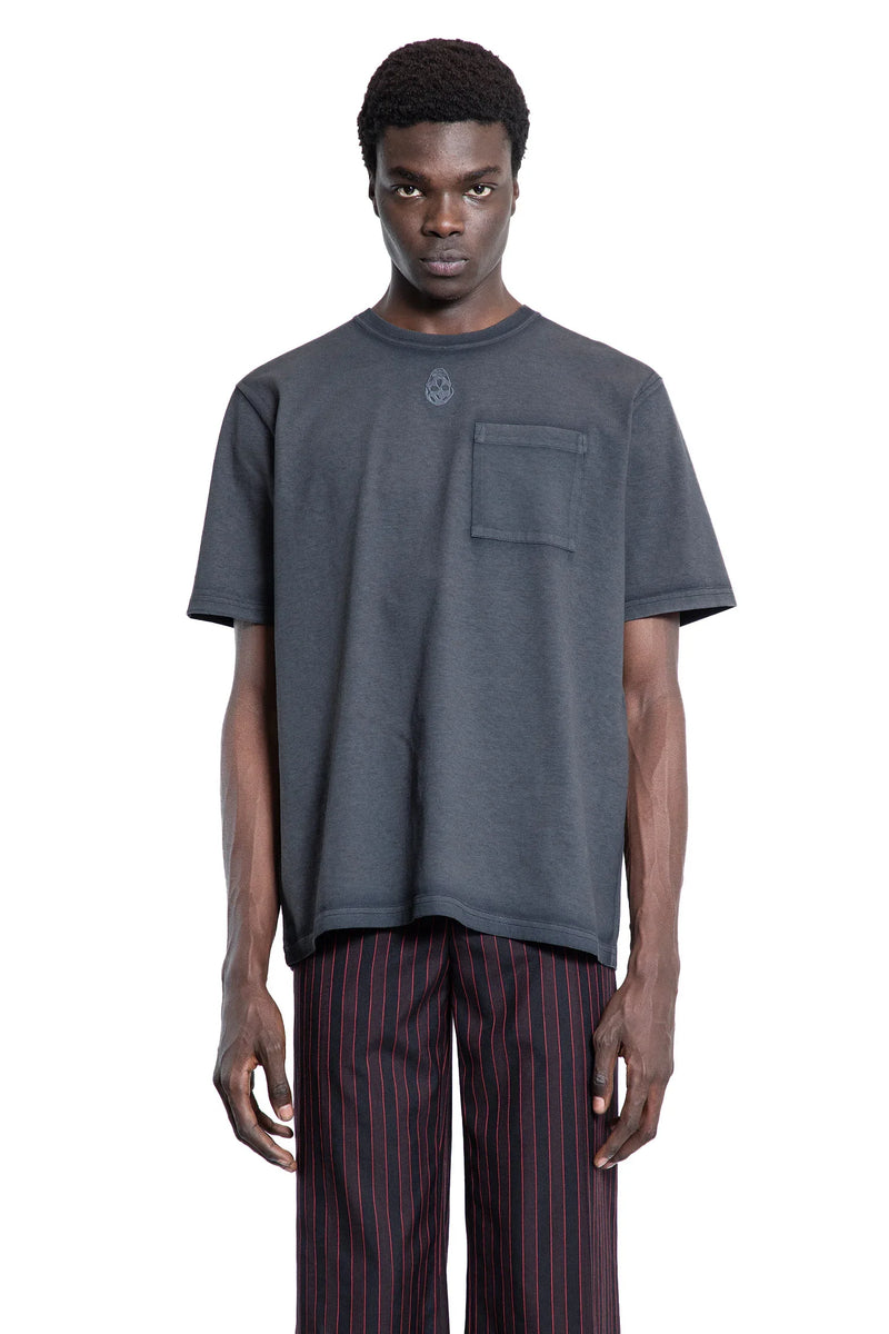 Overdyed Jersey Skull T-Shirt - Antonioli.eu