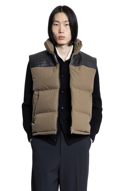 BOTTEGA VENETA MAN BEIGE VESTS