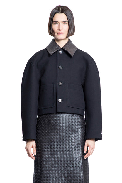 BOTTEGA VENETA WOMAN BLACK JACKETS