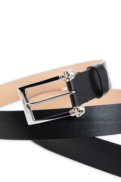 ALEXANDER MCQUEEN MAN BLACK BELTS