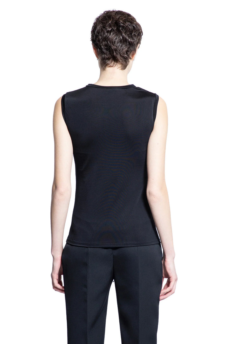 Mcqueen Devoré Sleeveless Top - Antonioli.eu