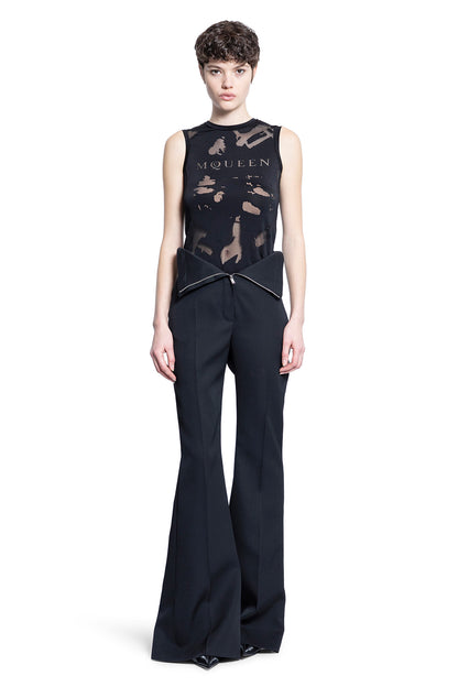 ALEXANDER MCQUEEN WOMAN BLACK TOPS