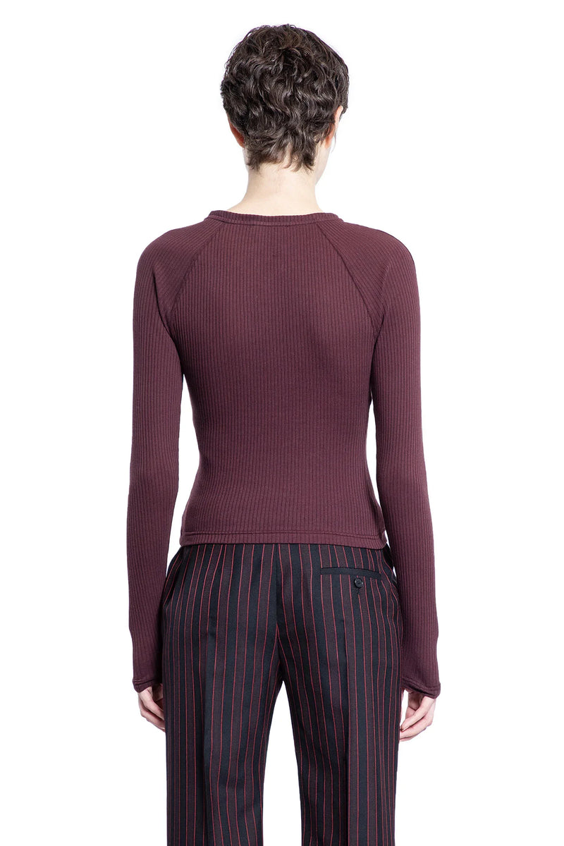 Cotton Rib Long Sleeve Top - Antonioli.eu