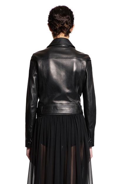 SAINT LAURENT WOMAN BLACK JACKETS