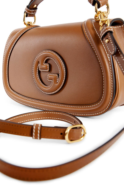 GUCCI WOMAN BROWN TOP HANDLE BAGS