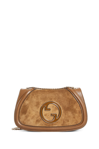 GUCCI WOMAN BROWN SHOULDER BAGS