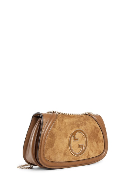 GUCCI WOMAN BROWN SHOULDER BAGS