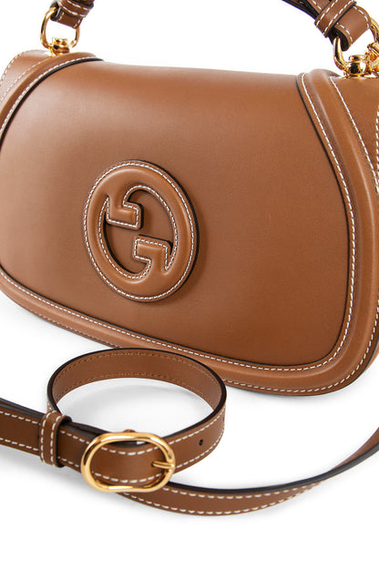 GUCCI WOMAN BROWN TOP HANDLE BAGS