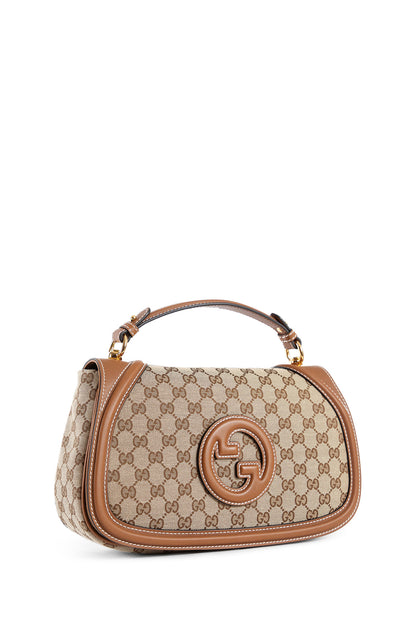 GUCCI WOMAN BROWN TOP HANDLE BAGS