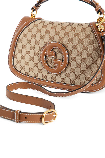 GUCCI WOMAN BROWN TOP HANDLE BAGS