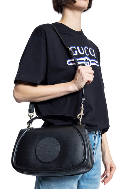 GUCCI WOMAN BLACK TOP HANDLE BAGS