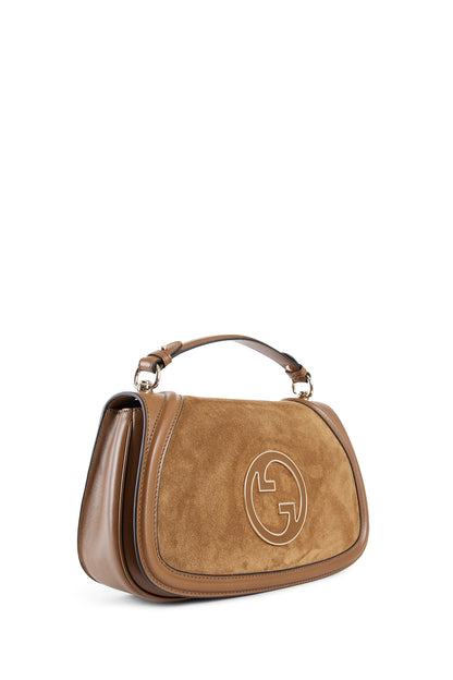 GUCCI WOMAN BROWN TOP HANDLE BAGS