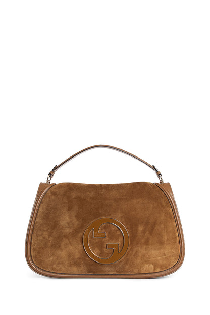 GUCCI WOMAN BROWN TOP HANDLE BAGS