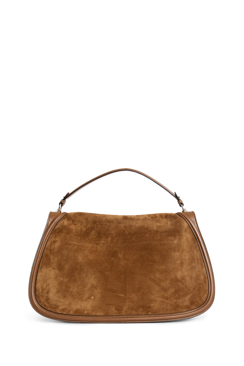 GUCCI WOMAN BROWN TOP HANDLE BAGS