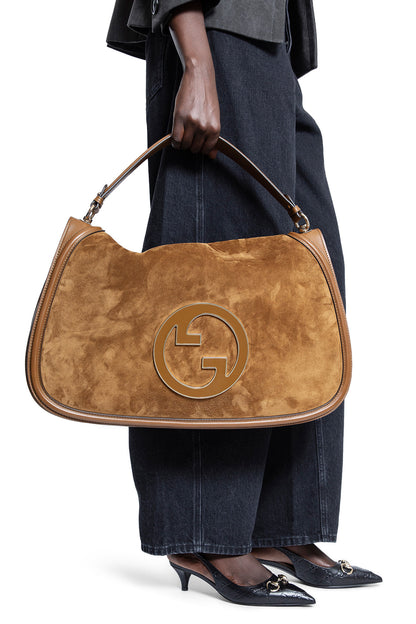 GUCCI WOMAN BROWN TOP HANDLE BAGS