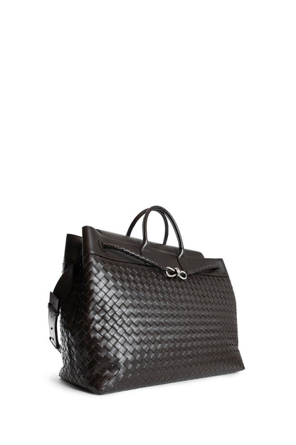 BOTTEGA VENETA MAN BROWN BACKPACKS & TRAVEL BAGS