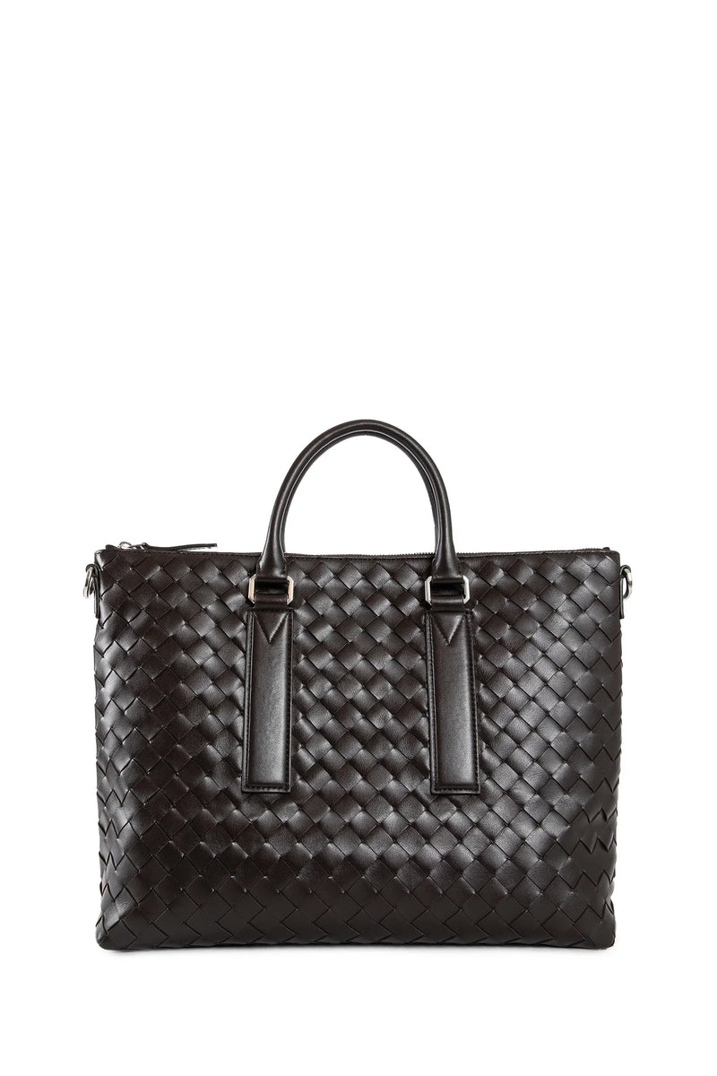 Soft Briefcase in Intrecciato Leather - Antonioli.eu