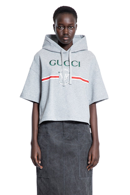 GUCCI WOMAN GREY SWEATSHIRTS