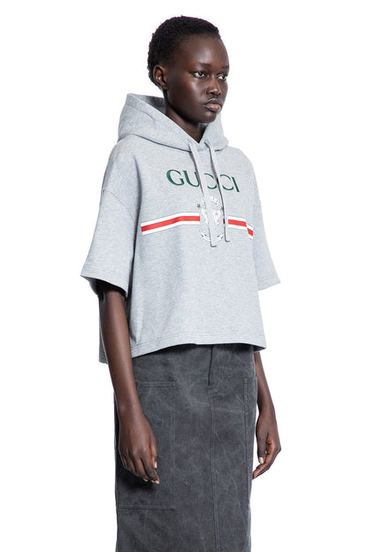 GUCCI WOMAN GREY SWEATSHIRTS