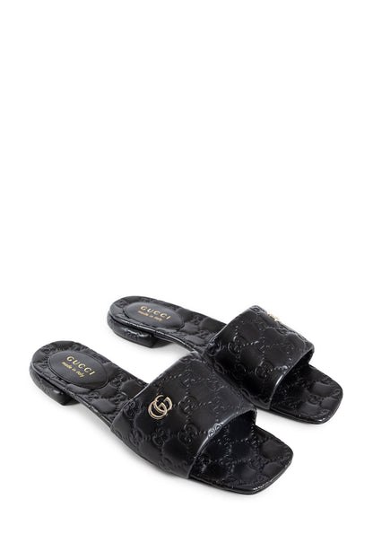 GUCCI WOMAN BLACK SANDALS & SLIDES