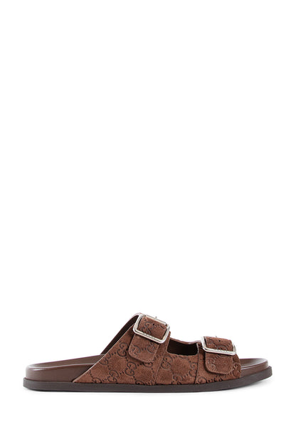 GUCCI MAN BROWN SANDALS & SLIDES