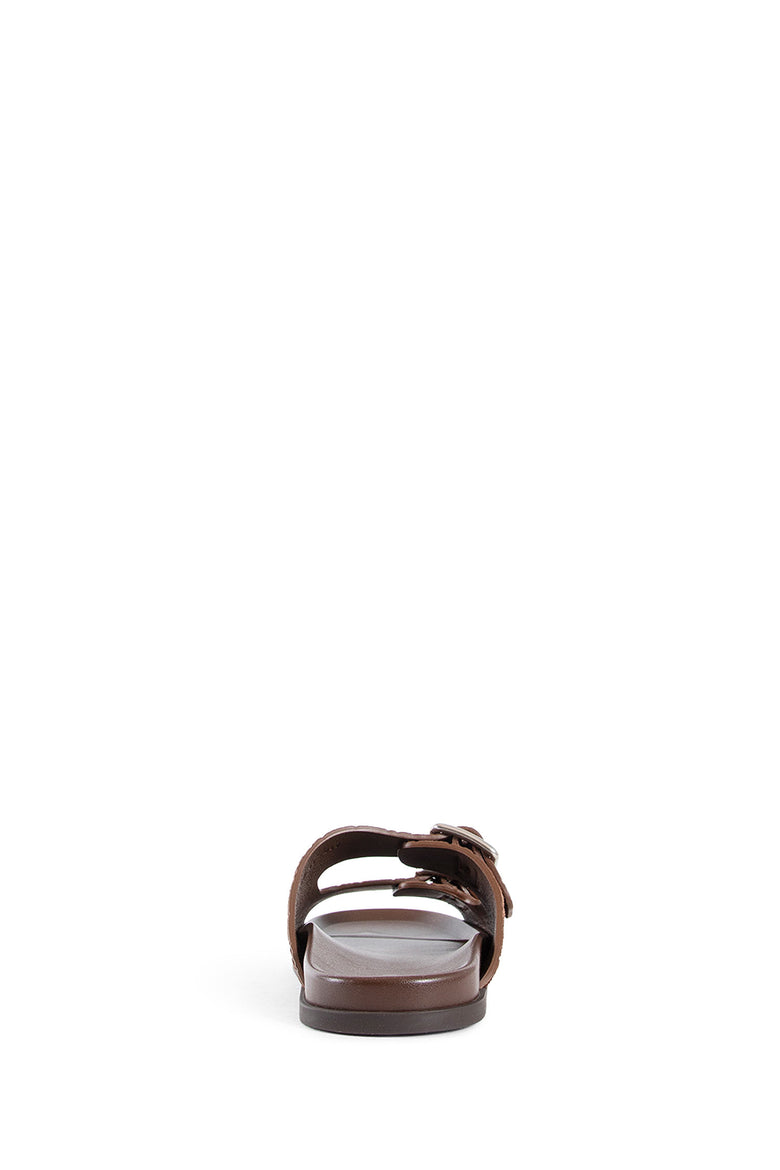 GUCCI MAN BROWN SANDALS & SLIDES