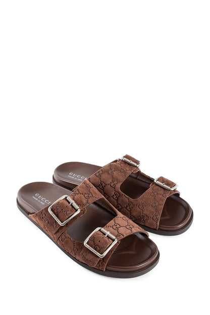 GUCCI MAN BROWN SANDALS & SLIDES