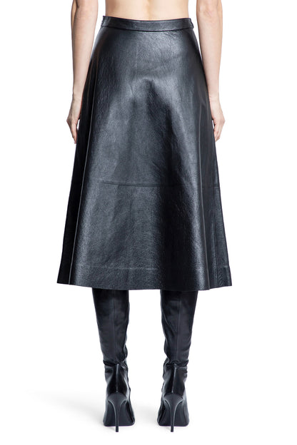 BALENCIAGA WOMAN BLACK SKIRTS