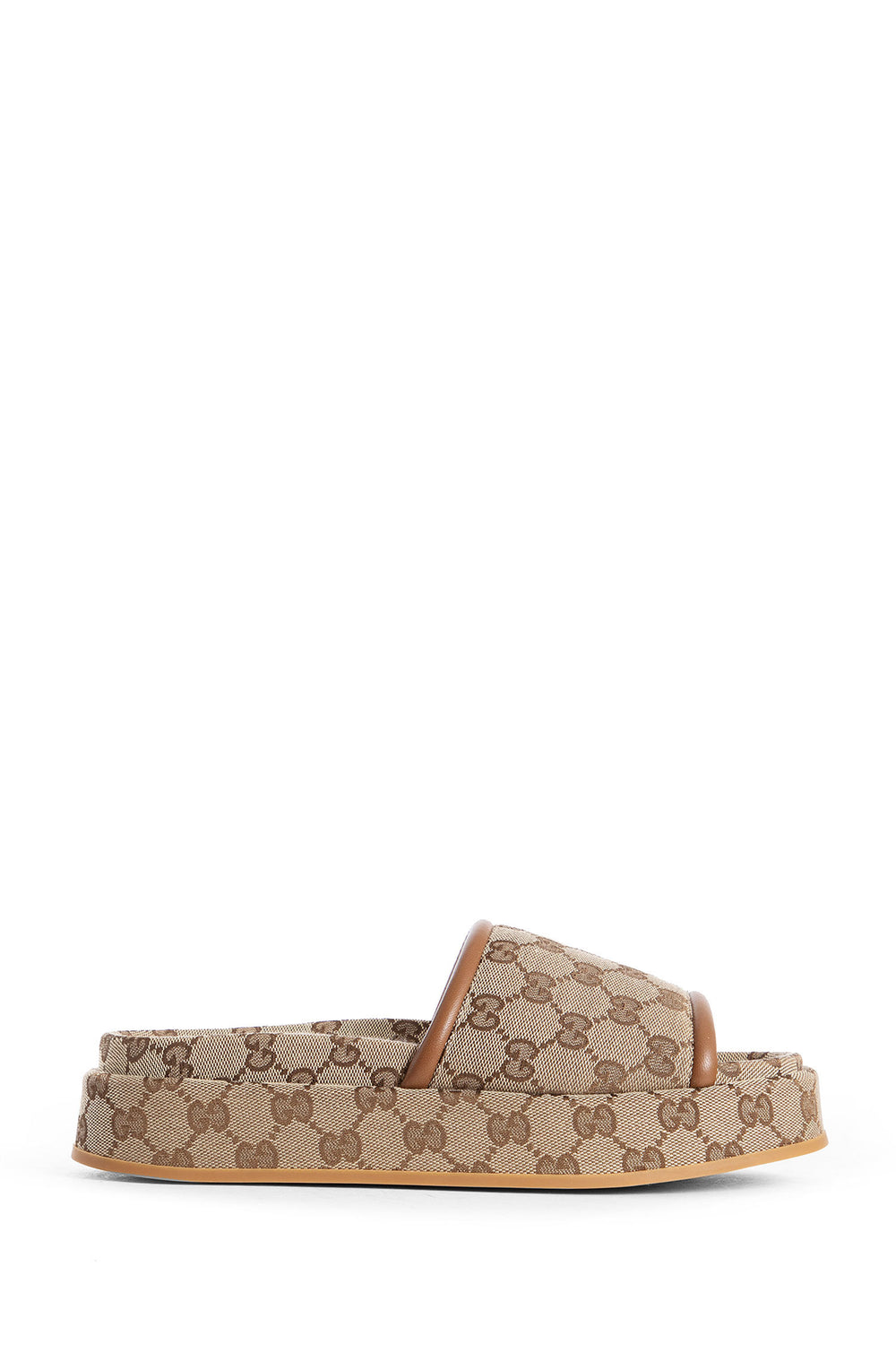 GUCCI WOMAN BEIGE SANDALS & SLIDES