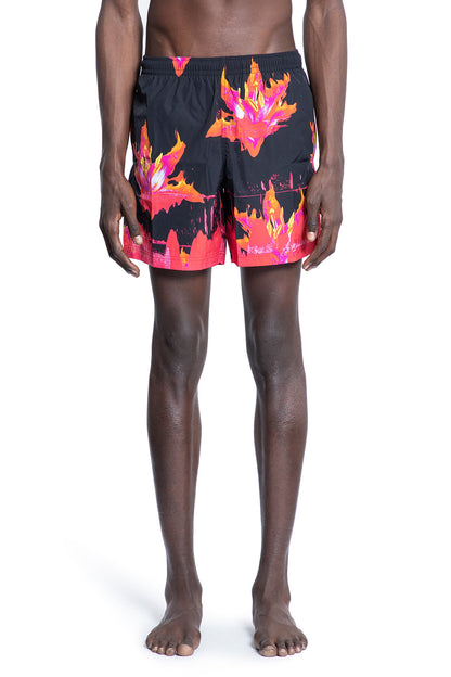 ALEXANDER MCQUEEN MAN BLACK SWIMWEAR