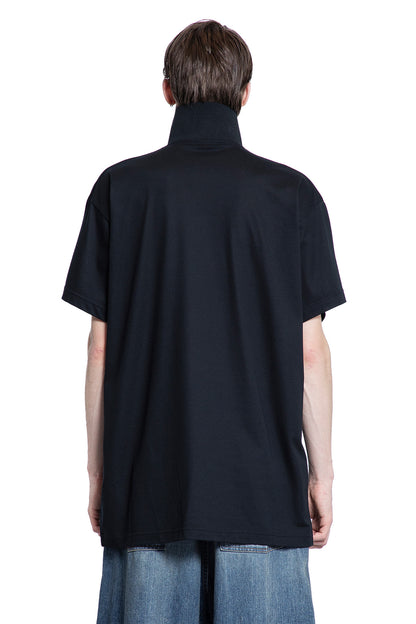 BALENCIAGA MAN BLACK T-SHIRTS & TANK TOPS