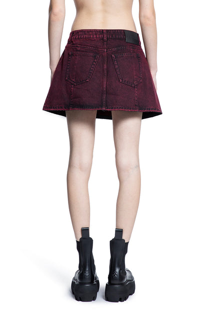 ALEXANDER MCQUEEN WOMAN RED SKIRTS