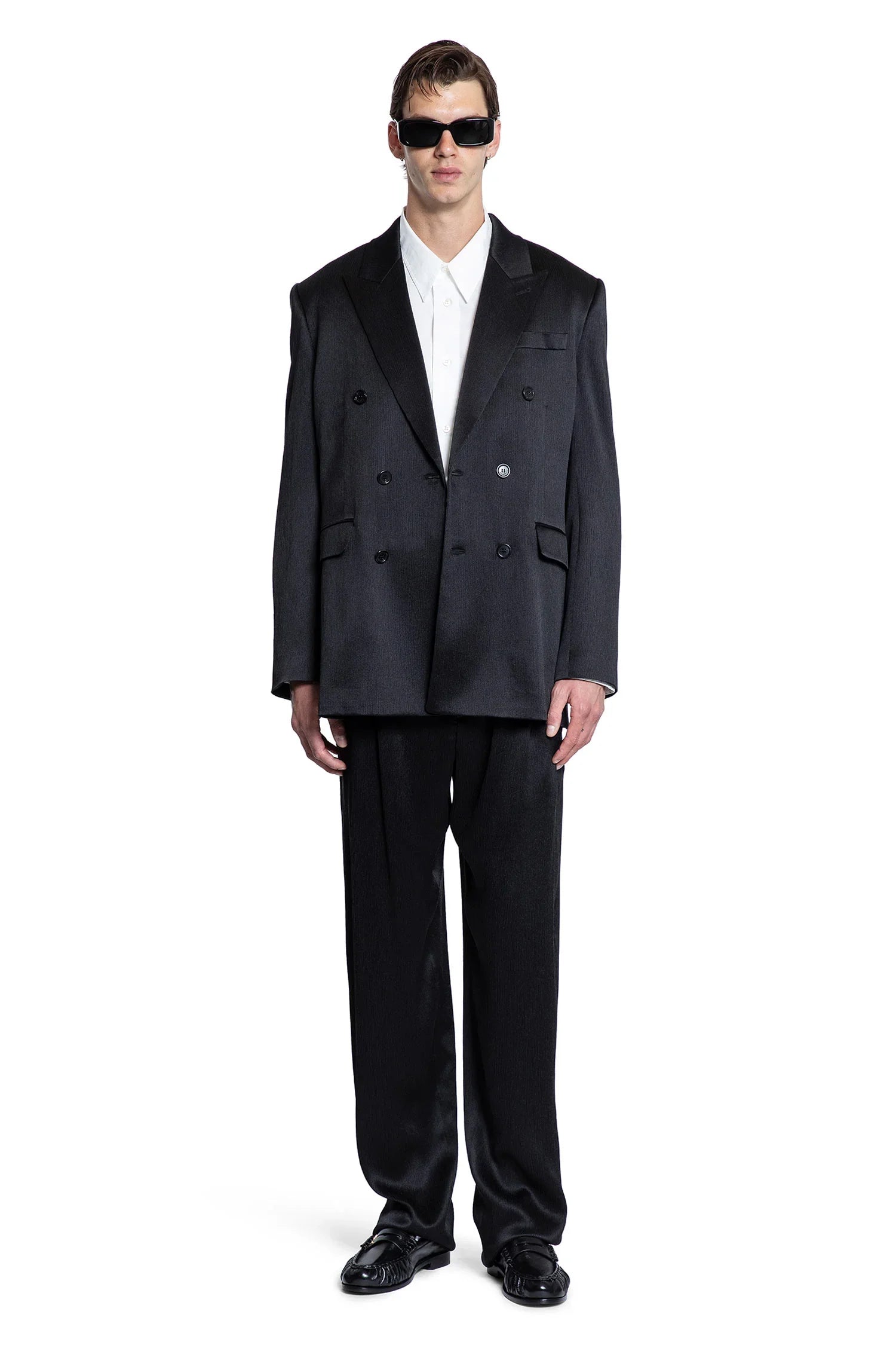 SAINT LAURENT MAN BLACK BLAZERS - Antonioli.eu