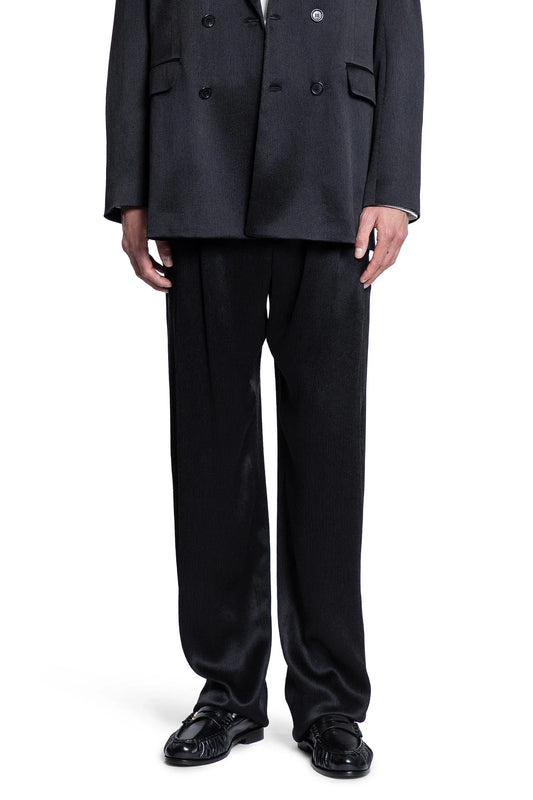 Baggy Pants in Silk Satin Crepon - Antonioli.eu