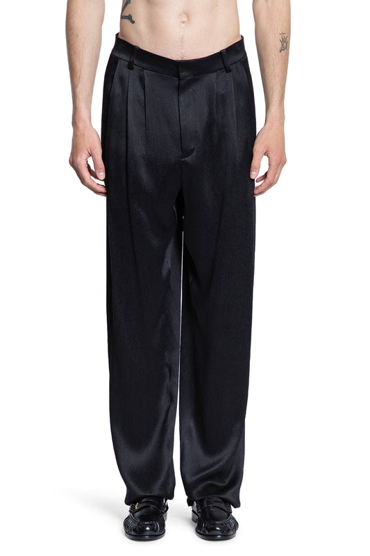SAINT LAURENT MAN BLACK TROUSERS