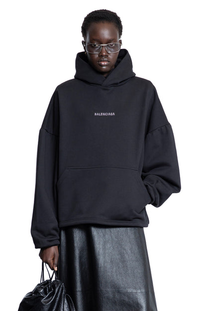 BALENCIAGA WOMAN BLACK SWEATSHIRTS