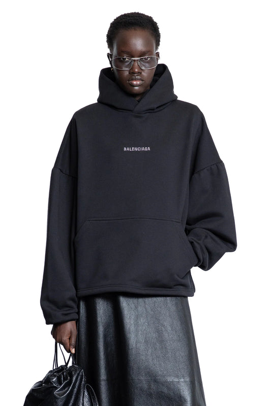 Balenciaga Back Strass Cropped Hoodie - Antonioli.eu