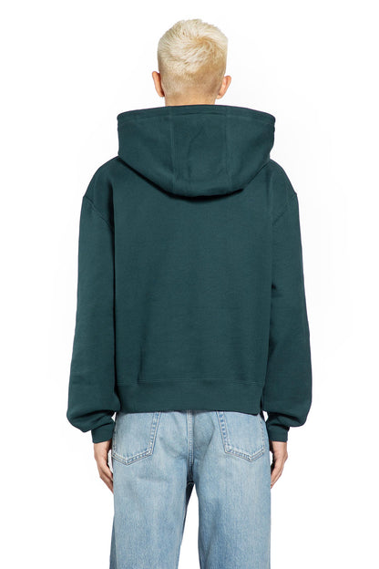SAINT LAURENT MAN GREEN SWEATSHIRTS