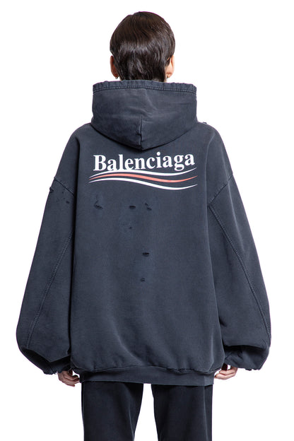 BALENCIAGA WOMAN BLACK SWEATSHIRTS