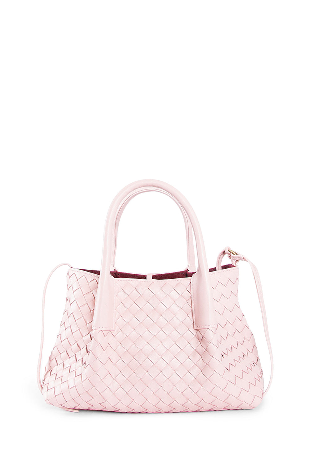 BOTTEGA VENETA WOMAN PINK TOP HANDLE BAGS