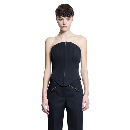 ALEXANDER MCQUEEN WOMAN BLACK TOPS