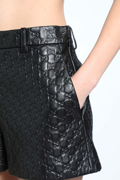 Embossed GG Mini Shorts