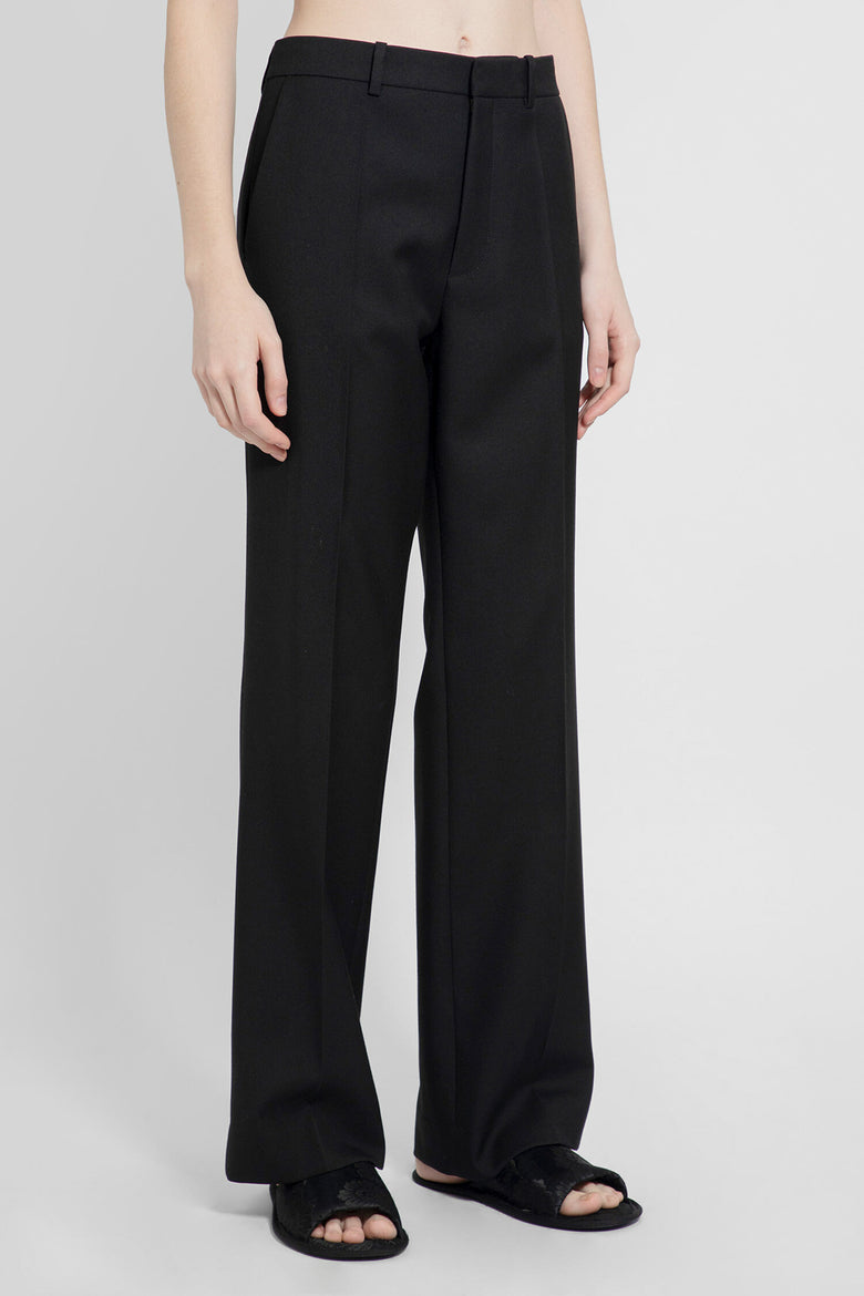 THE ROW WOMAN BLACK TROUSERS