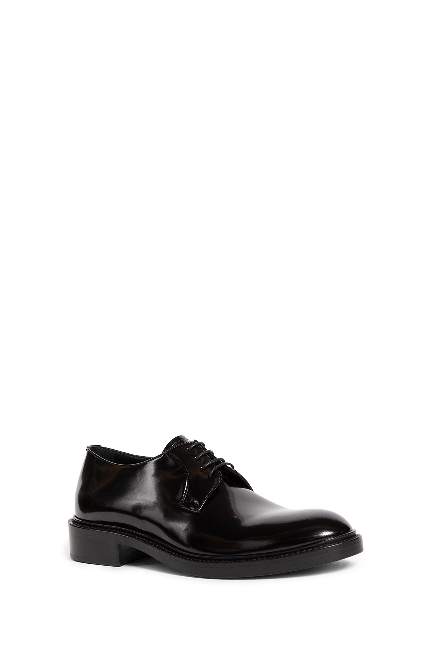 SAINT LAURENT MAN BLACK LACE-UPS