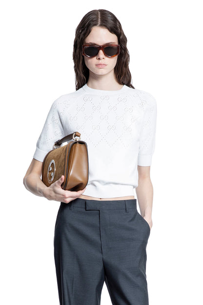 GUCCI WOMAN WHITE KNITWEAR