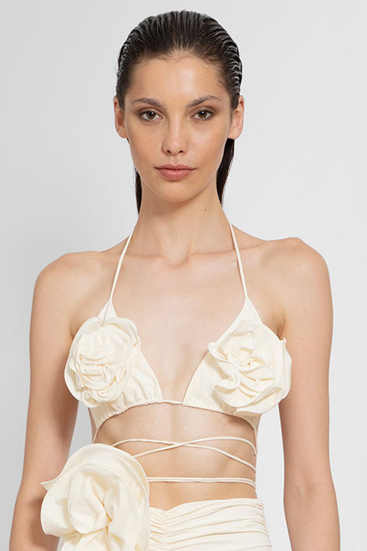 MAGDA BUTRYM WOMAN OFF-WHITE SWIMWEAR